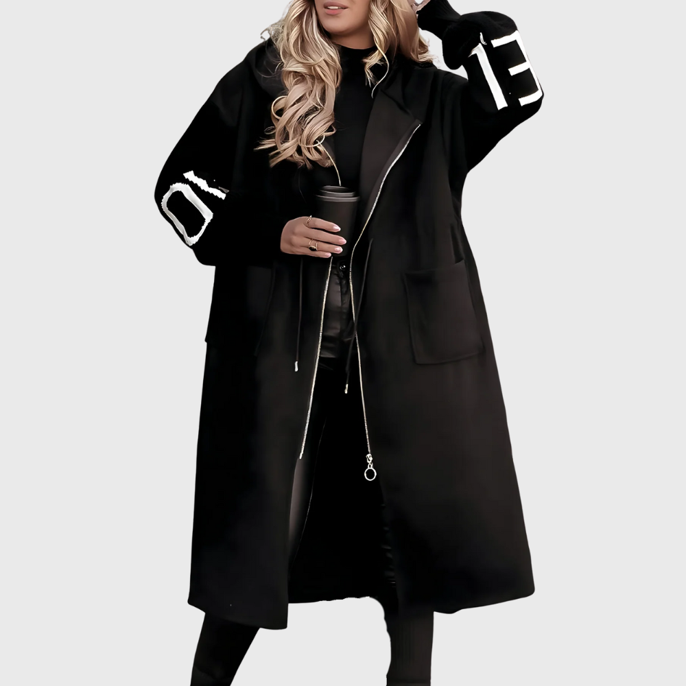 Jachetă pentru femei cu mâneci din tricot